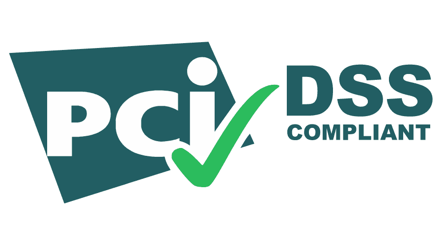PCI DSS compliant logo or badge representing adherence to secure payment standards