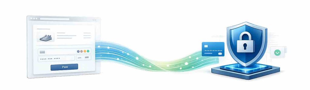 Secure payment gateway connecting website checkout to processor for adult businesses