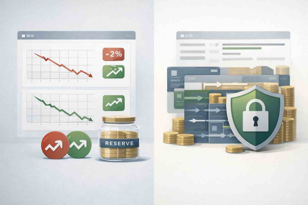 Financial risk and reserve visualization for high-risk adult payment processing