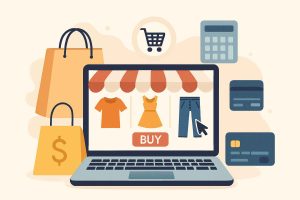 Clothing stores merchant account for secure online payments
